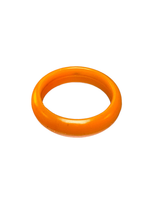 Orange Hoop Ring